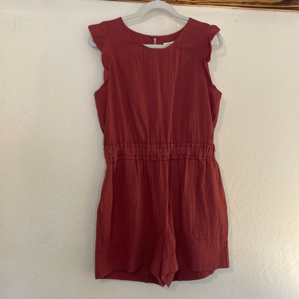 Cap sleeve romper